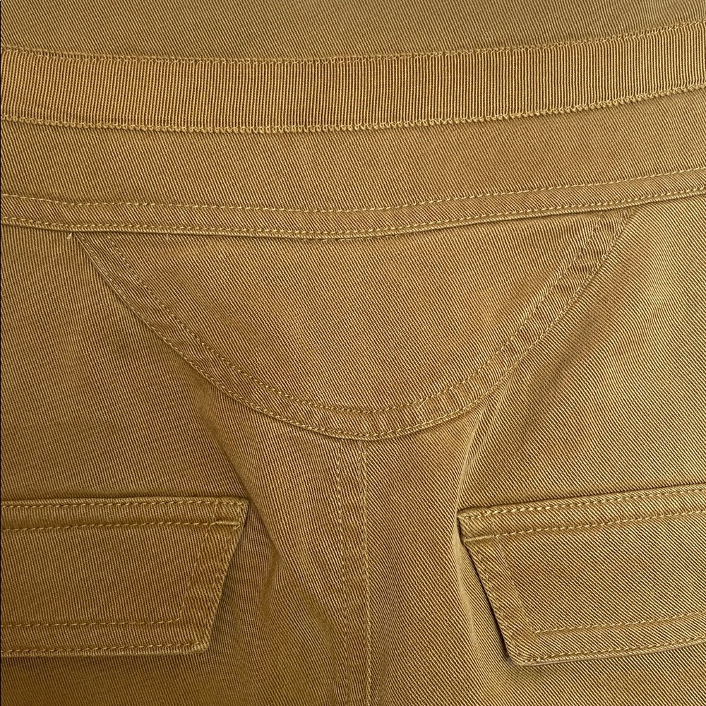 Sundance Sz 10 High-Rise Utility Cargo Pants in Olive Brown - Picture 12 of 15